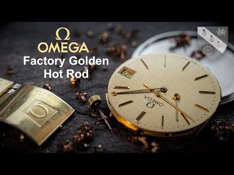 Restoration Of A Gold Omega Hot Rodded Watch