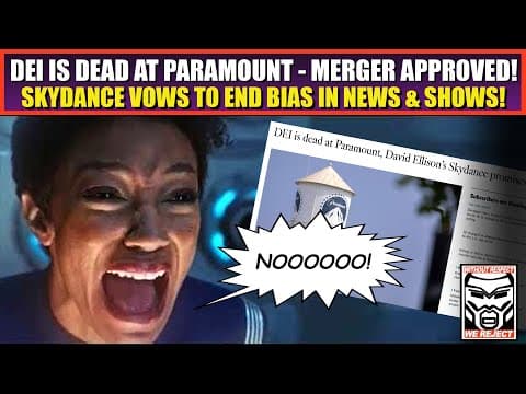 Paramount-skydance Merger Approved | Dei Is Dead At Paramount, Ellison Assures Fcc | Bias Will End!