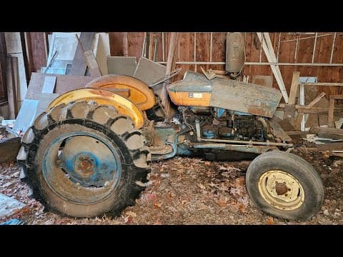 60's Diesel Tractor Sitting 20 Years  Will It Run And Drive?  Nnkh