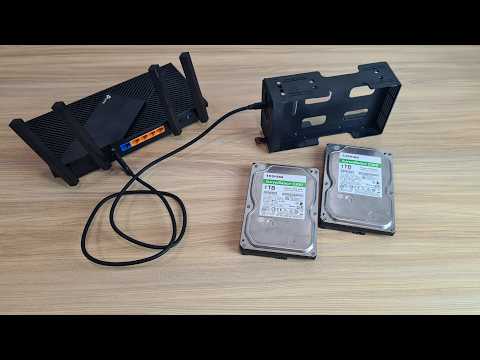 Turn Tp-link Into A Network Storage Server With Two Hard Drives