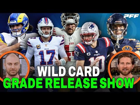 2026 Nfl Wild Card Weekend Review & Grade Release Show | Pff Nfl Show