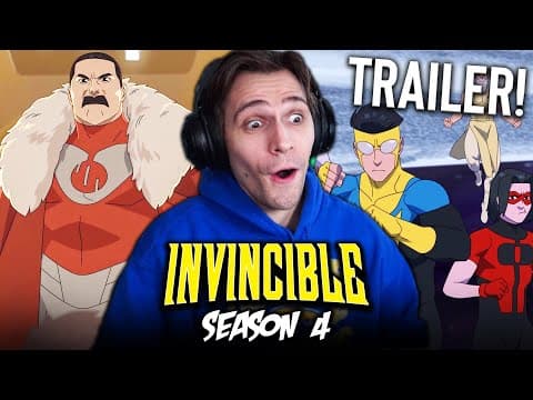 Invincible - Season 4 Official Trailer Reaction!!