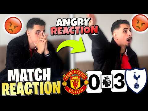 Man Utd Fan Furious After 0-3 Loss To Tottenham 🤬