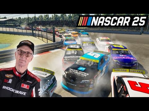 75 Year Old Takes On Portland Raceway | Nascar 25 Arca Series Gameplay