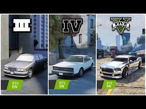 Playing All Gta Games With Ray Tracing Graphics