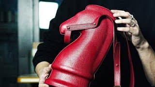 5,600만 원짜리 붉은말 가방 만들기
