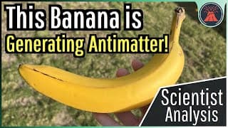 This Banana Is Generating Antimatter, And I Detected It!