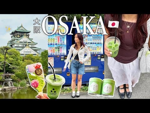 A Week In Osaka 🏯🍵🍡 Uji Day Trip, Universal Studios, World Expo | Japan Travel Vlog