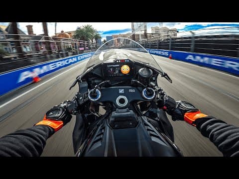Ripping Through Las Vegas City Circuit | Fireblade + R1m