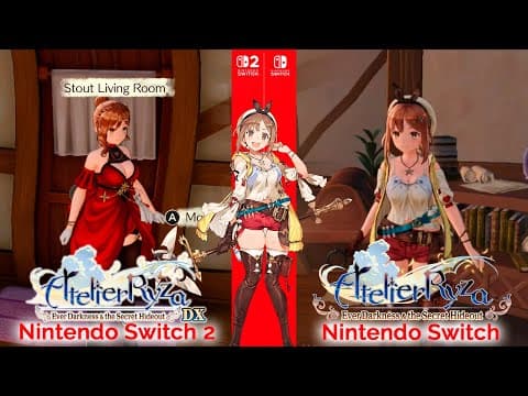 Atelier Ryza Dx [switch 2] Vs Ryza [switch 1] Comparison