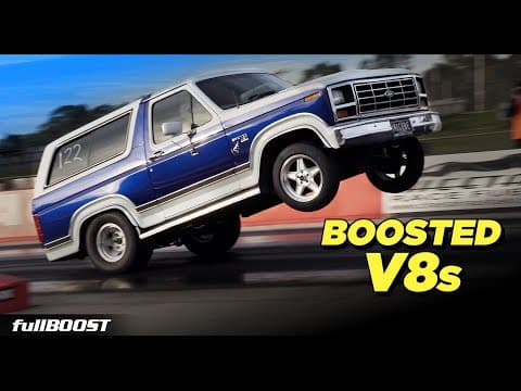V8 Street Car Drag Testing - Turbo, Blown & Nitrous