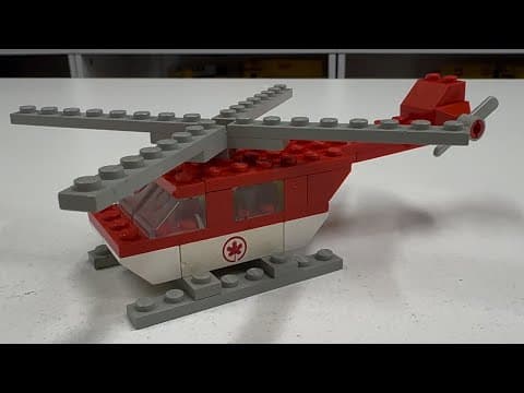 Vintage Lego 610 Air Canada Rescue Helicopter 🚁 From 1986