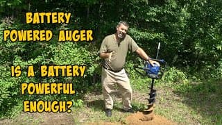 Wild Badger 40v Auger. Can It Hold It's Own Against A Gas Auger?