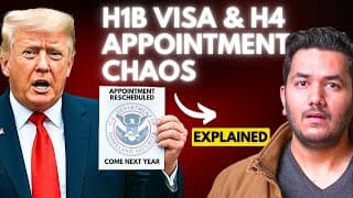 H1b Visa & H4 Visa Appointment Chaos In India: Please Watch Before You Travel