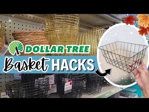 You Won’t Believe These Genius Fall Hacks With Dollar Tree Baskets