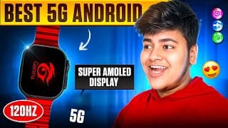 🔥NEW Hello Plum 5G Android Smartwatch ⚡️120Hz Super AMOLED Display ⚡️2GB +16GB,