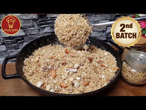 Remedy For Back Pain, Joints Pain, Migraine, An Immunity Booster, Desi Panjiri Recipe For New Moms