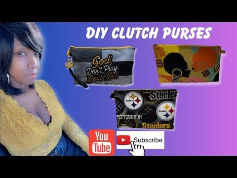 Diy: How To Sew A Clutch Purse/step By Step Tutorial