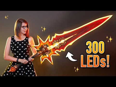 Building A 300 Led Sword! ⚡️