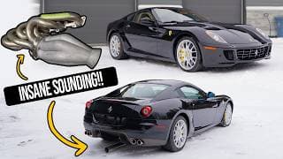 3d Printed Headers, Motec Ecu's, Manual Swap | Ferrari Cease & Desist Incoming?!