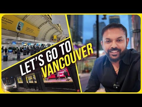 Vancouver போறோம் | Quick Trip To Other End Of The Canada - Part 1