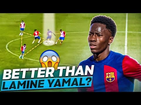Ebrima Tunkara A New Barcelona' Wonderkid That Can Be Better Than Lamine Yamal 😱