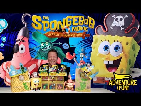 SpongeBob: Search for SquarePants Official Movie Trailer 2 Toys – Rare Toy Collection Review!