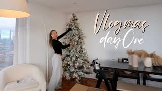 Putting Up My Christmas Tree & Shopping For Decorations! Vlogmas Day 1