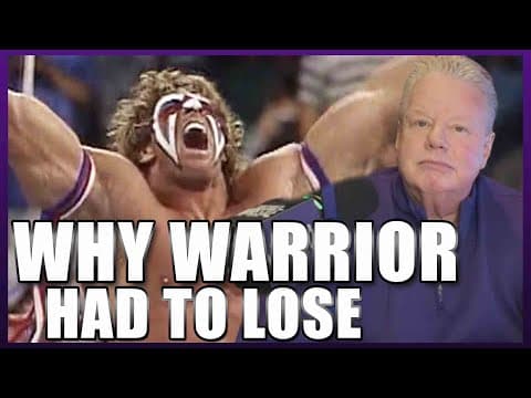 We Had To Get The Wwe Title Off The Ultimate Warrior.