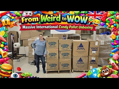 From Weird To Wow 🍭😂 | Massive International Candy Pallet Unboxing