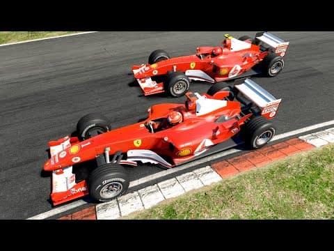 Michael Schumacher And The Legendary Ferrari F2004 3.0 V10 On The Nordschleife