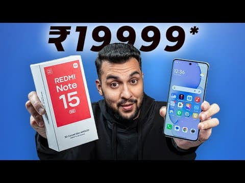 New REDMI Note 15 5G - Around ₹20,000 !