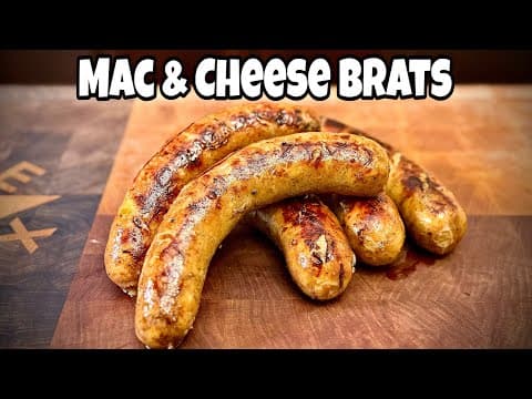Easy Mac & Cheese Bratwurst - Smokin' Joe's Pit Bbq