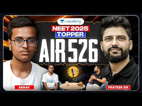 Cracked Neet 2025 With Class 12th | Arnav’s Unbelievable Journey Ft. Prateek jain sir