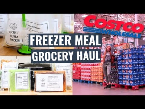 Freezer Meal Grocery Haul | Costco Haul For 40 Freezer Meals