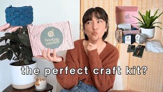 Testing Out The Ultimate Crochet Kit | Hooks & Needles Full Review ✨