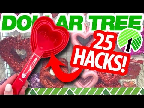 🚨use *weird* Items From Dollar Tree For 25 Genius Valentine Hacks You Need To Try Now For 2026! Diys