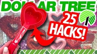 🚨use *weird* Items From Dollar Tree For 25 Genius Valentine Hacks You Need To Try Now For 2026! Diys