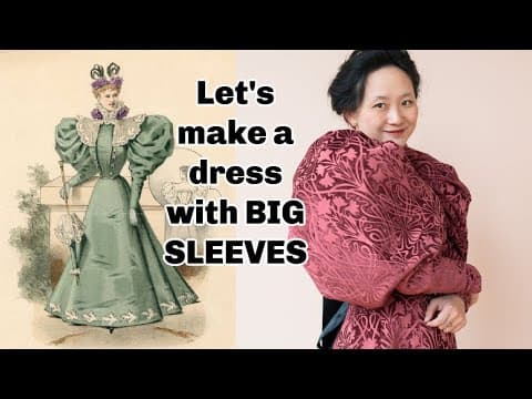 I Made A Dress With Puffed Sleeves (just Like The Ones Anne Of Green Gables Wanted)!