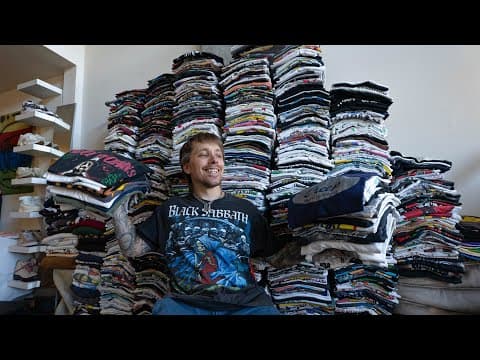 I Bought Over 2000 Vintage T-shirts In 3 Months Thrifting Across The United States