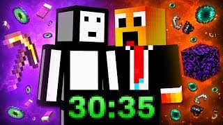 I Learnt To Speedrun Minecraft In 7 Days To Beat My Brother!