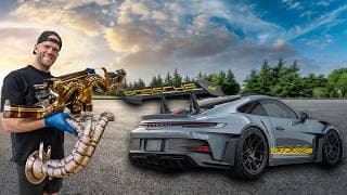 Installing A $10,000 Titanium Exhaust On My Porsche 992 Gt3rs