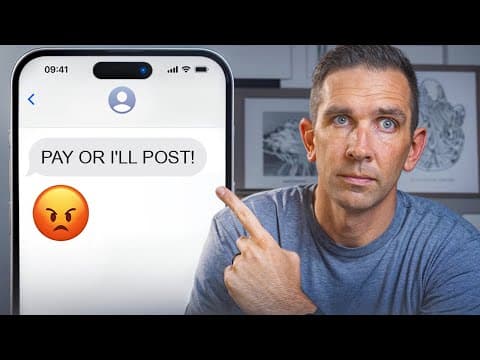 Watch This If You're Being Sextorted