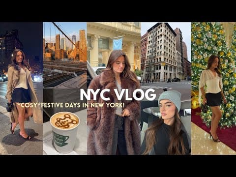 Nyc Vlog🎄| A Cosy *festive* Week In Nyc, Celebrating My Birthday & Staying At The Plaza!!