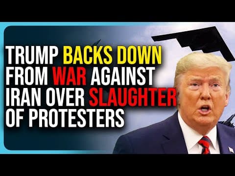 Trump Backs Down From War Against Iran Over Slaughter Of Protesters