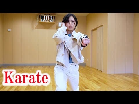 Karate In Everyday Clothes! Natsuki Shimizu Looks Like An Action Movie Hero!