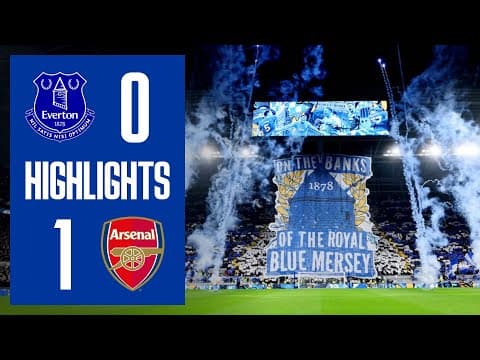 Extended Highlights: Everton 0-1 Arsenal