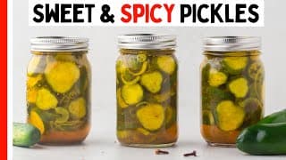 Sweet & Spicy Bread And Butter Pickles Recipe
