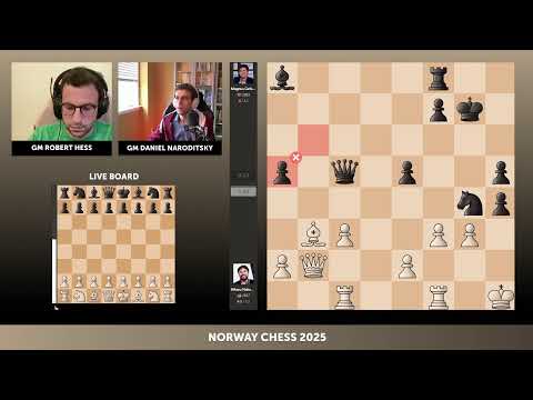Magnus Vs. Hikaru | Gm Hess & Gm Naroditsky Cover Norway Chess Day 2
