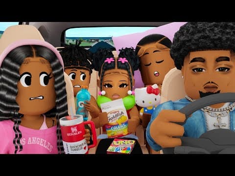 Family Camping Road Trip!! *telling My Bf Im Pregnant?!* | Bloxburg Family Roleplay